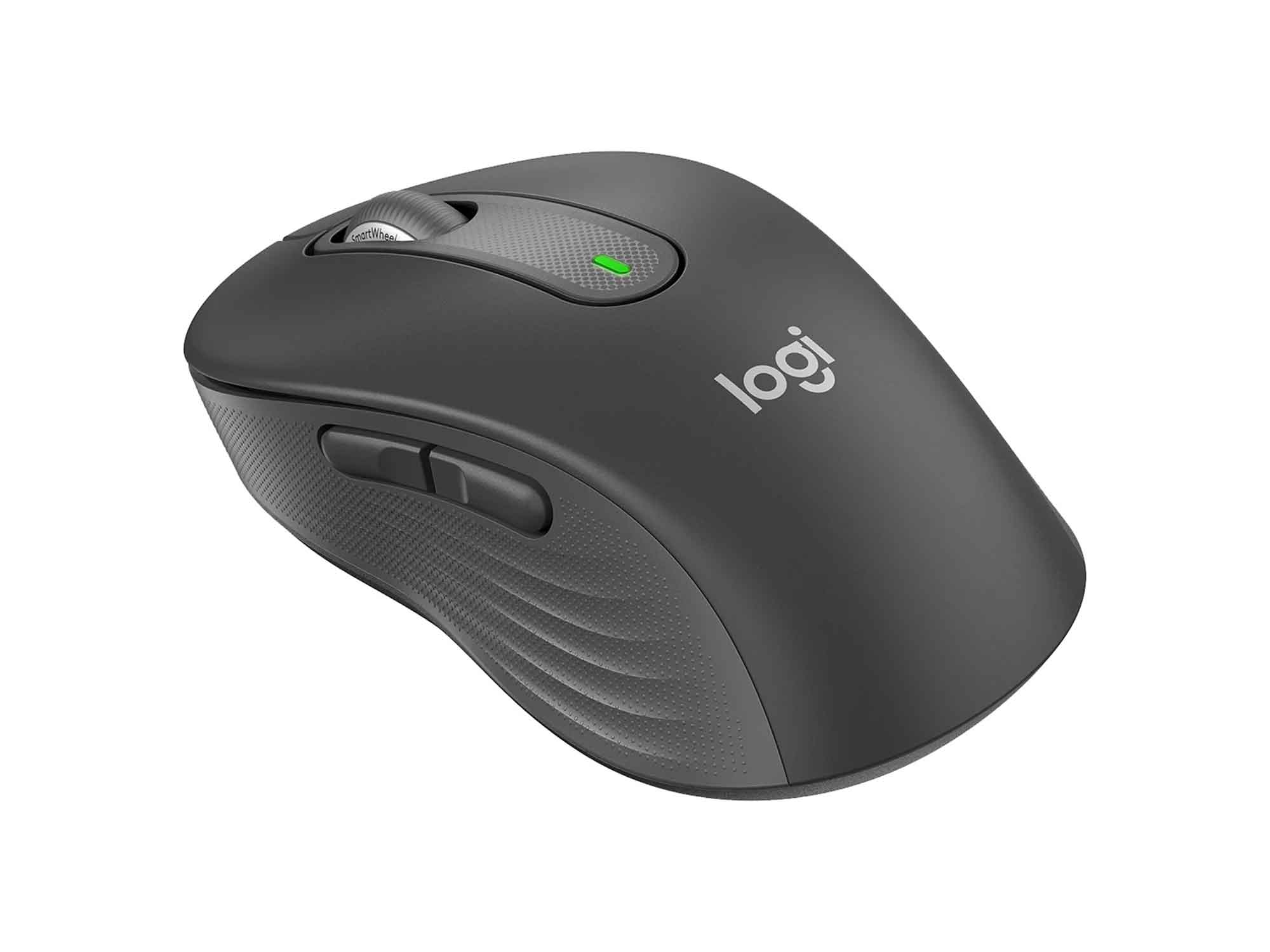 компьютерные мыши logitech m650 signature wireless/bluetooth (graphite ...